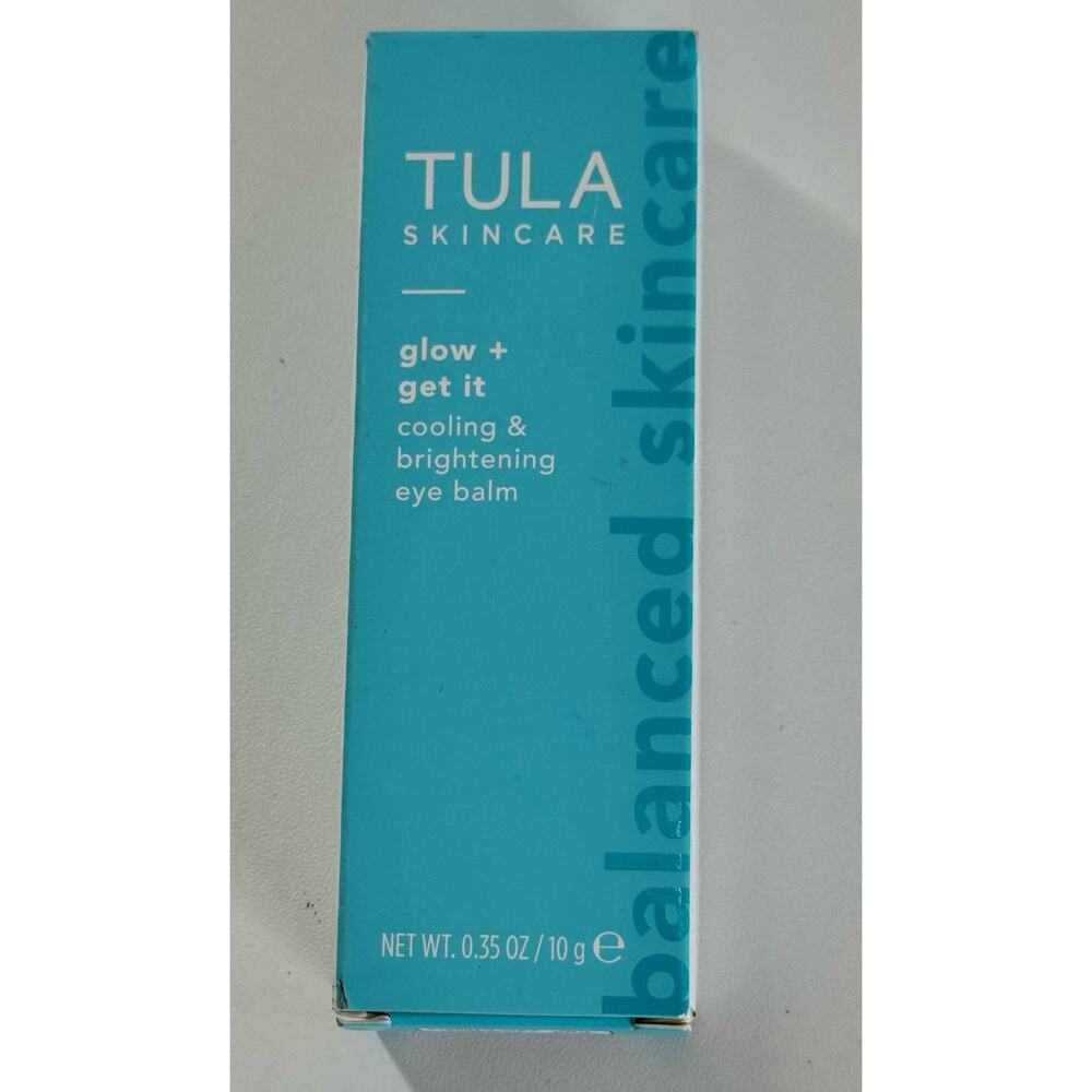 TULA Skincare Glow + Get It Cooling & Brightening Eye Balm 0.35oz / 10g ~ NEW